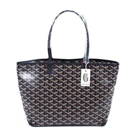 goyard black artois pm|goyard tote bag with zipper.